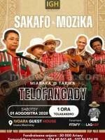 Sakao mozika miaraka amin'ny Tarika Telo fangady Ivoara Guest House Masindray