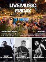 Live Music friday - Samy Andriamanoro, Tahiry Andriamanoro, Andry Ramamonjisoa Concert Atrium Ankorondrano