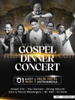 Gospel dinner Concert Delta Hotel Antanimena - Joseph d'AF, Toky Narindra, revival messengers, Strong Déborah