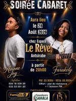 Soirée Cabaret avec Arione Joy & Fara kely Le Rêve Antsirabe