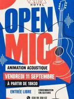 Open Mic Animation acoustique Valiha Hotel Antanimena
