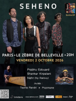 Seheno en Concert Le Zèbre de Belleville Paris