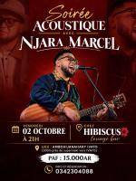 Njara Marcel soirée acoustique Hibiscus Lounge Bar Ambohijanahary Ivato