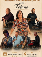 Chansons des années 60, 70, 80 avec Felana - Chez Tutur Andraharo
