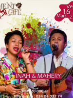 Inah‍ & Mahery‍ en concert au Piment Café Behoririka‍