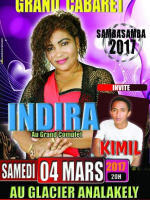 Indira‍ au grand complet Le Glacier Analakely‍ - invité : Kimil‍