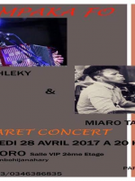 Jahleky & Miaro Tanjona cabaret concert - Restaurant Telozoro‍
