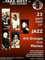 Jazz 4/4 Groupe feat Manou Radonason‍ - Fara West Faravohitra‍