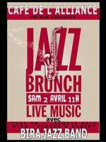 Jazz Brunch Live music avec Bira Jazz Band au Café de l'Alliance