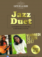 Jazz Duet avec Sandrine Rajaofetra‍ & Benkheli Ratri‍ - Café de la Gare Soarano‍