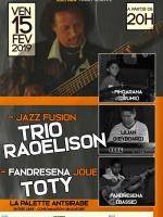 Jazz fusion Trio Raoelison La Palette Antsirabe