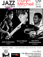 Harly Andriambelo (Bass)
Thüryn Mitchell (piano)
Josia Kevin Rakotondravohitra (Batterie)