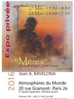 Jean A. Ravelona - Expo privée "Mères" - Atmosphères du monde Paris