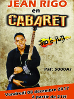 Jean rigo‍ en cabaret au JAO'S PUB‍
