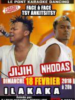 Jijih & Nhodas en show case Le Pont Karaoke Dancing Ilakaka
