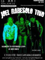 Joel Rabesolo Trio en concert au Is'Art Galerie