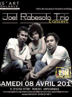 Joel Rabesolo‍ trio en concert - Is'Art Galerie‍