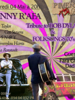 Jonny R'afa tribute to Bob Dylan & Folksongs 70's au Piment Café