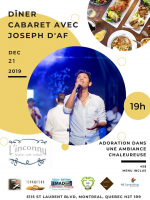 Joseph d'AF‍ - Diner dansant - L'Inconnu Montréal‍