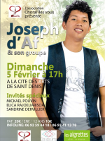 Joseph d'AF‍ et son groupe - Cité des arts Saint-Denis