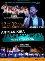 Joseph D'Af, Gmmc, Serafima (FLM Toby Ambohibao) - Antsan-kira ara-pilazantsara - Gymnase couvert Ankorondrano