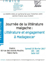 Journée de la littérature malgache : littérature et engagement à Madagascar - Inalco‍