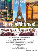 Joyful dinner avec TGC (Tana Gospel Choir)‍ & Képi Touch - Casc PK Zero Soarano (Madarail)‍