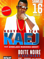 Kaej en concert à la boite Noire