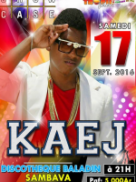 Kaej en showcase à la Discothèque Baladin Sambava