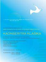 Kaonseritra Klasika Jobily volamena faha-50 taonan'ny Chorale Ambohitantely ao amin'ny Salle D'Appar