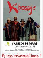 K'Bossy en concert à la salle Paul Bouin