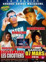 Khaleba, Barinjaka, Maryah, Sandr'Yah Dj Eric Lazer grande soirée malgache à la Réunion dans la G