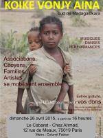 Koike vonjy aina sud de Madagasikara - musiques danses, performances au Le Cabaret - Chez Ahmad Pari