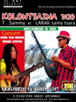 Kolotsaina duo avec Tarika Sammy‍ & Larak Samy Tsara Is'Art Galerie‍