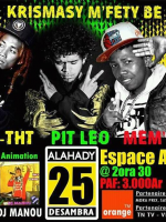 Krismasy m'fety be avec Farao‍, Pit Leo‍ & Mem's Family‍ - Espace Andry‍