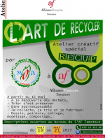 L'art de recycler - AF - Alliance Française Toamasina‍ atelier créatif spécial recup