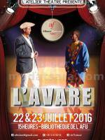 L'Avare - Théâtre - Bibiothèque de l'Alliance Française de Tuléar