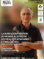 La Bureaucratisation du monde à l'épreuve des réalités africaines et malgaches - IFM - Institut Français de Madagascar‍