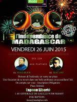 La soirée de l'indépendance de Madagascar aux platines Dj Rodman et Dj Natjay à l'Espace Liberté Massy