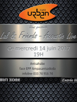 Lal & Friends‍ acoustic live au Urban Café Antsahabe‍