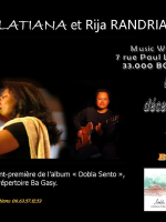 Lalatiana‍ & Rija Randrianivosoa‍ en concert Music Workshop Bordeaux