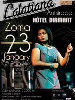 Lalatiana en concert à l'Hotel Diamant Antsirabe
