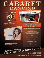 Larissa & Madatunes - cabaret dancing au Restaurant de la Gare à Chars