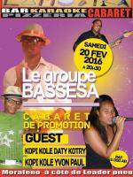 Le groupe Bassesa cabaret de promotion au Lamozika Bar Karaoke