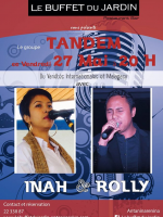 Le groupe Tandem avec Inah & Rolly - Le Buffet du Jardin