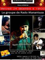 Le groupe de Rado Manantsoa au Buffet du Jardin