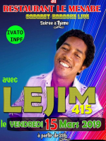 Lejim 415‍ - #cabaret karaoke live - Le Menabe