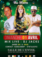 Lianah‍ , Eddy Renaud‍ & Dackman‍ en show case Salle des fêtes L'Envol Longèves‍