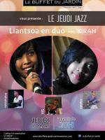 Liantsoa en duo avec Kirah - Le Jeudi Jazz au Buffet du Jardin