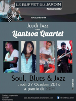 Liantsoa‍ Quartet - Jeudi Jazz - Buffet du Jardin Antaninarenina‍